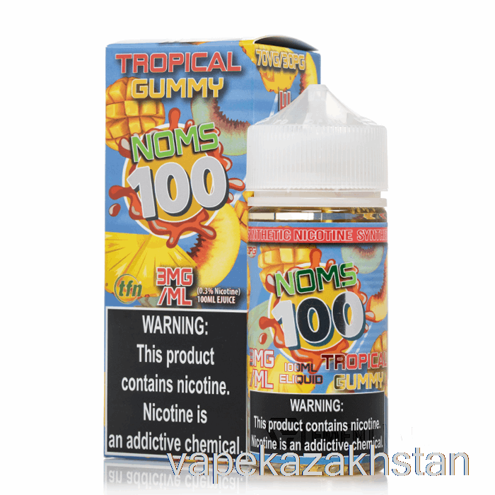 Vape Disposable Tropical Gummy - Noms 100 - Nomenon E-Liquids - 100mL 0mg